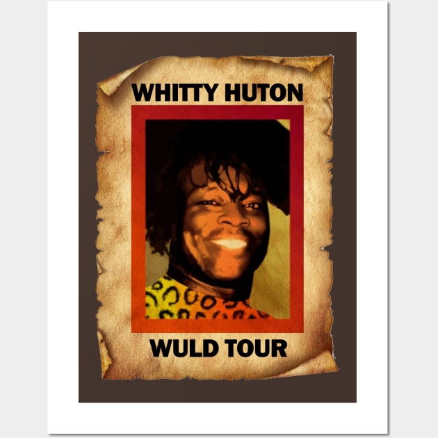 Whitty Huton Vintage Rare wuld tour Wall Art by kumurkumur